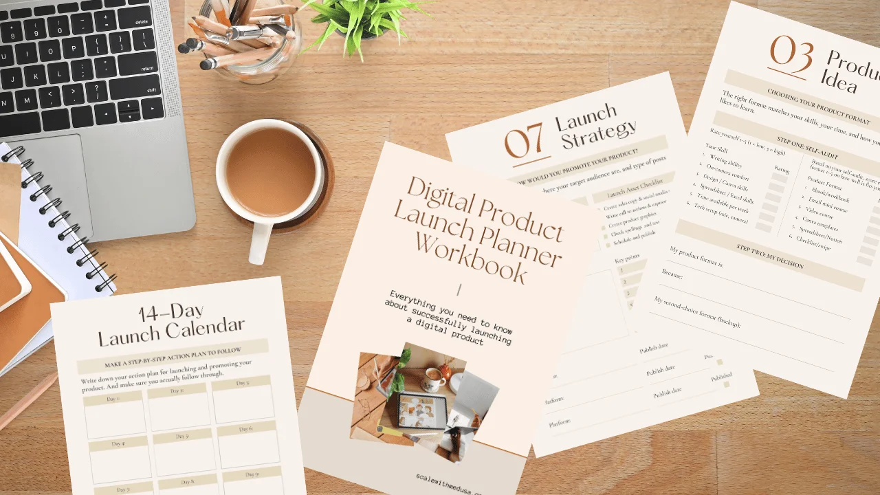 Digital Product Launch Planner Workbook
